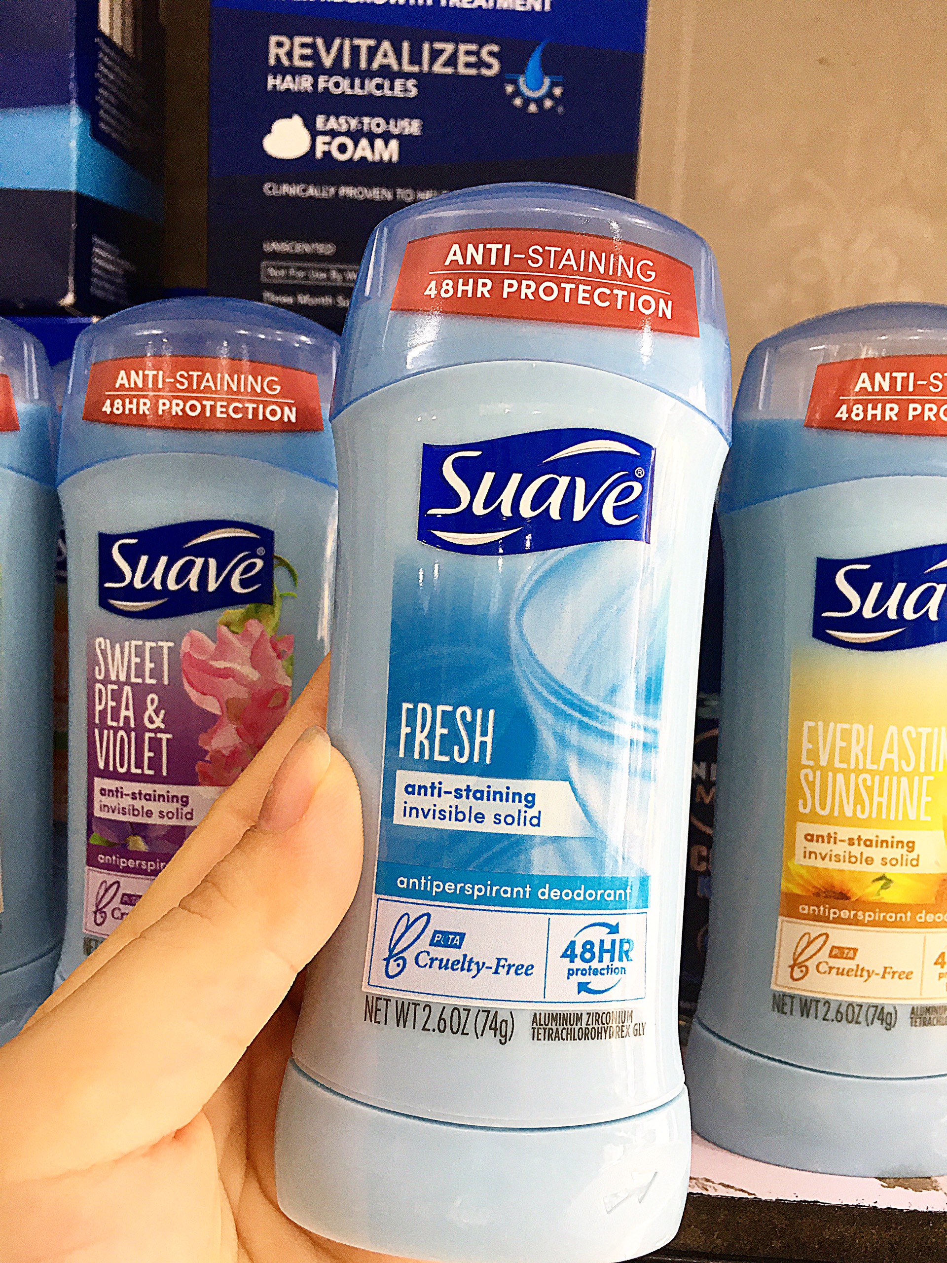 Lăn khử mùi Suave 24h Proctection 74g