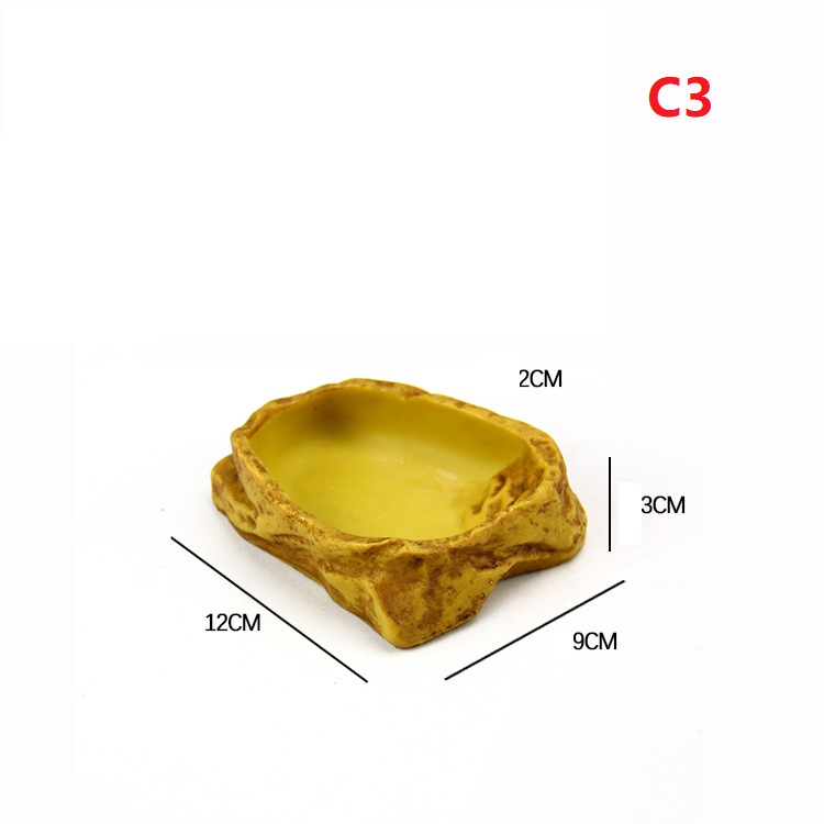Máng chứa nước giả đá dành cho bò sát