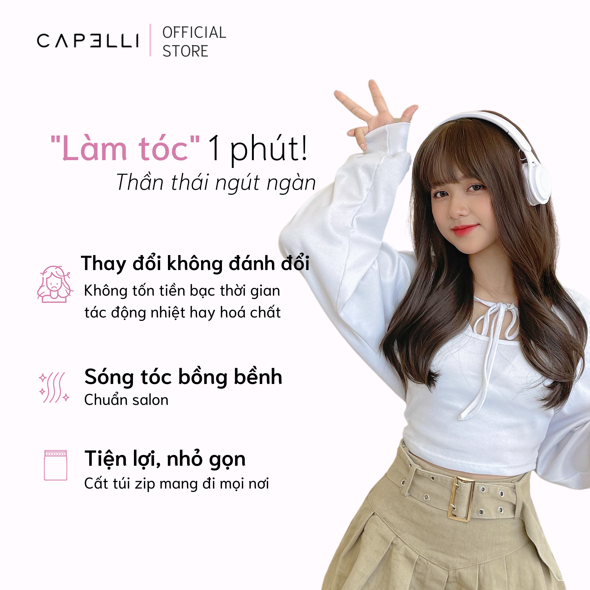 Tóc Cả Đầu CAPELLI Envy Wig