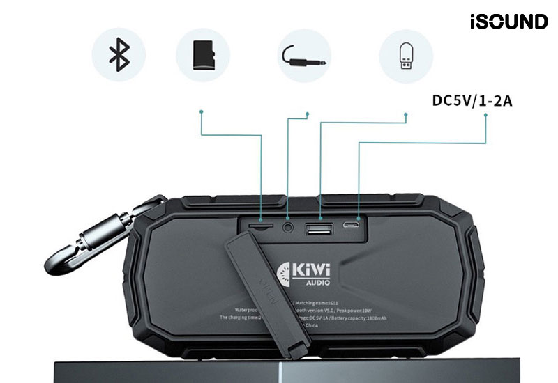 Loa Bluetooth Kiwi IS01 - MÀU NGẪU NHIÊN