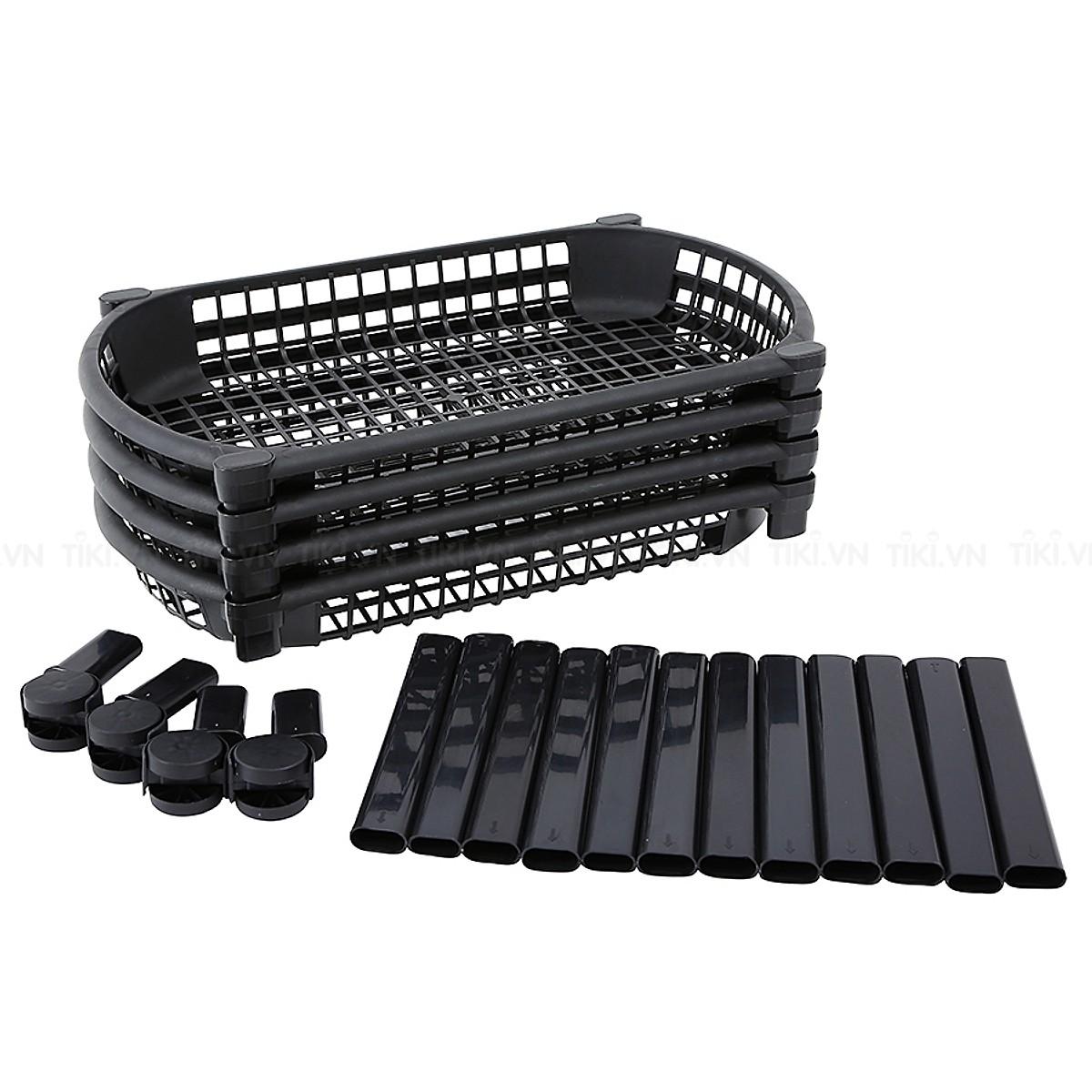 Kệ 4 tầng Tashuan Ts-5319B (Màu đen)