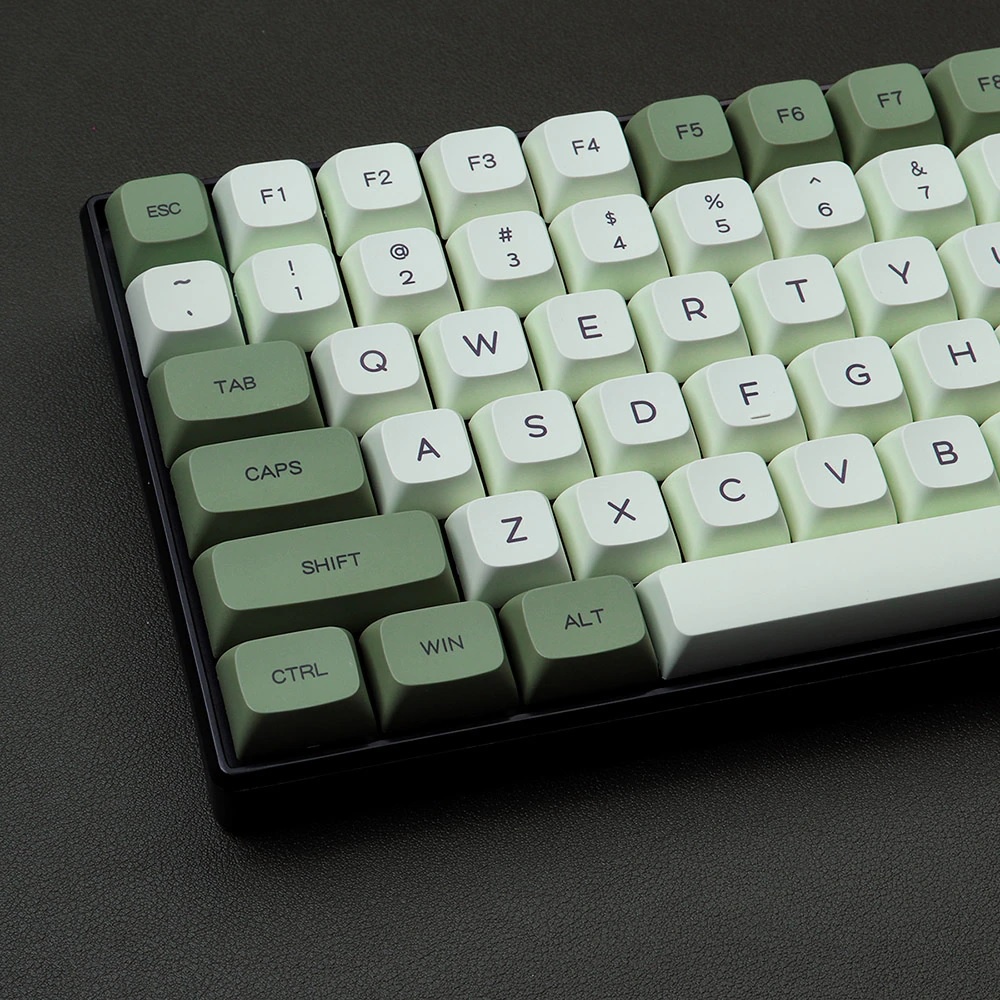 Bộ Keycap PBT nút bàn phím cơ profile XDA Matcha, Eva Red