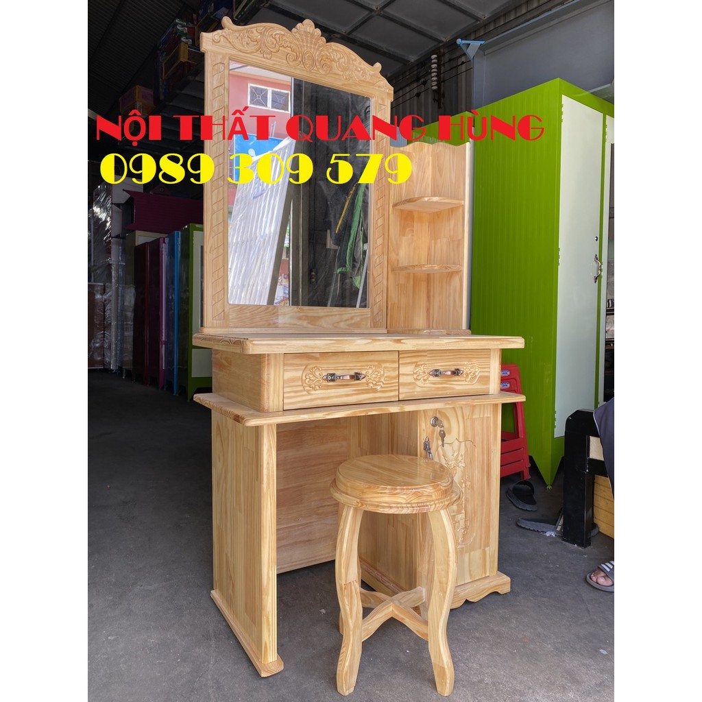 [HCM]BÀN TRANG ĐIỂM GỖ THÔNG CAO CẤP - BÀN PHẤN DÀNH CHO PHÁI NỮ