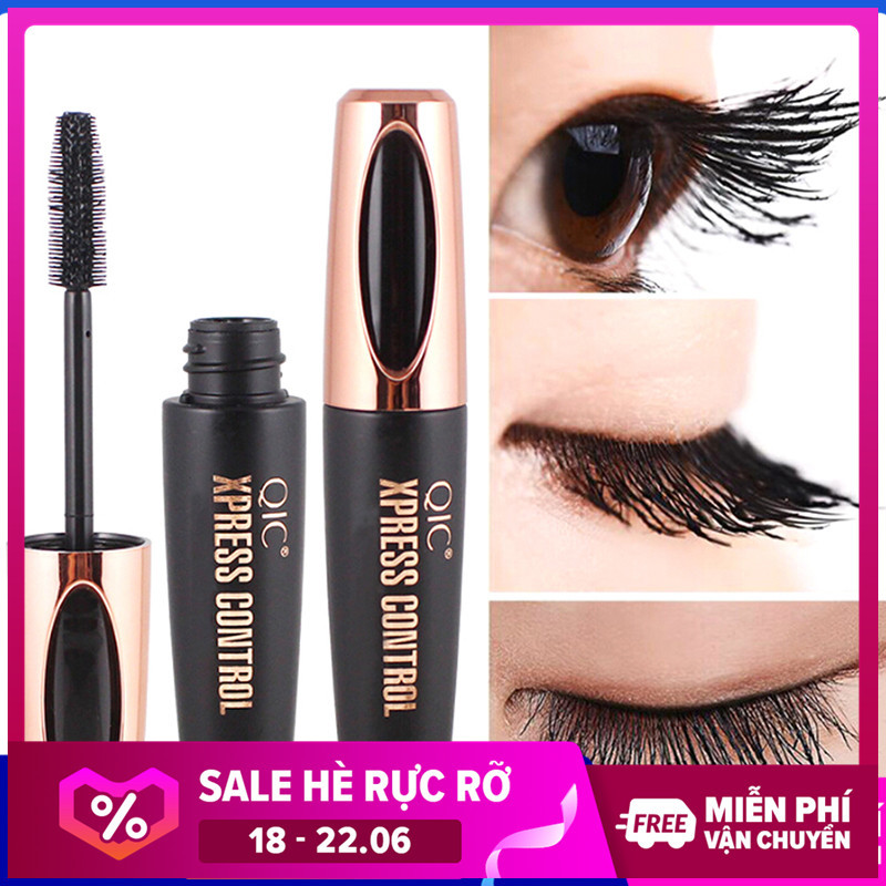 4D Silk FIBER MASCARA Lông Mi Mở Rộng Trang Điểm Đen Không Thấm Nước Lông Mi