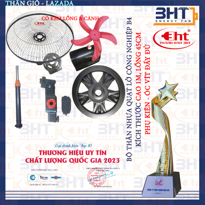 BỘ THÂN QUẠT LỠ B4 (KO CÓ ĐỘNG CƠ)