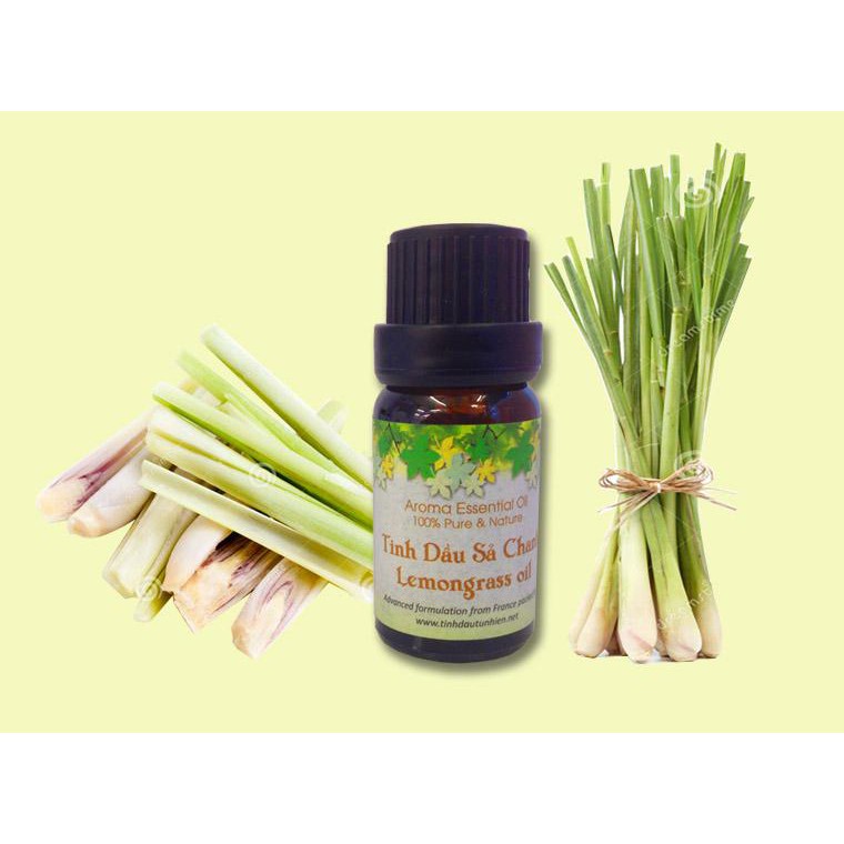 Bộ 2 tinh dầu sả chanh nguyên chất Thiên Vũ (10ml)