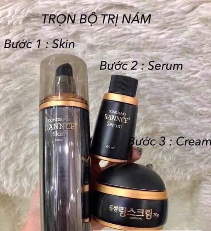 Mỹ phẩm DongSung (Nước hoa hồng + Serum + Kem dưỡng)