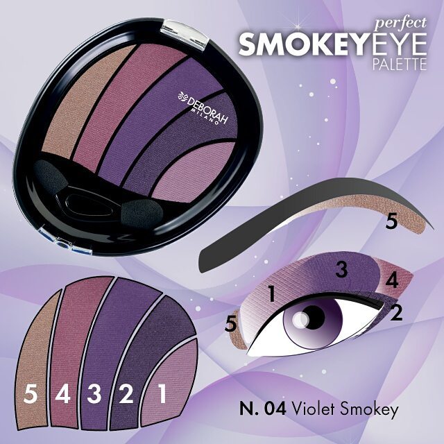 Phấn Mắt 5 Màu Deborah Perfect Smokey Eye Palette