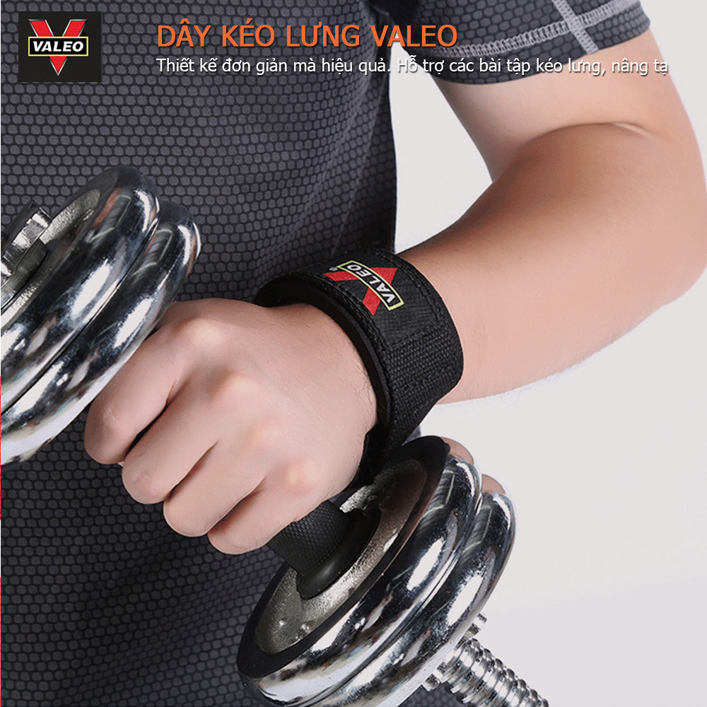 Dây kéo lưng tập GYM Valeo (1 cặp)