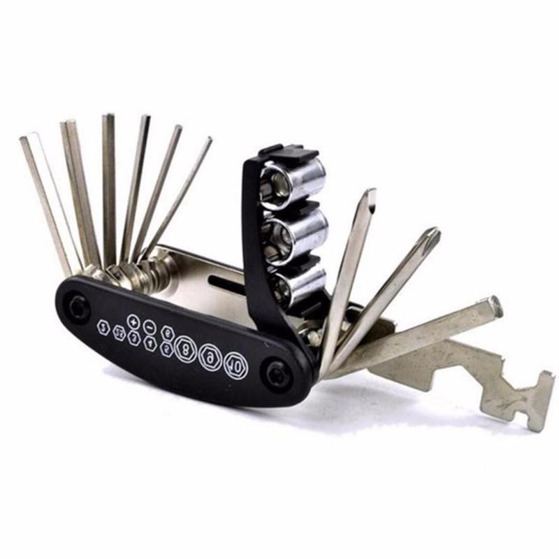 Bộ dụng cụ cầm tay 13 món gấp gọn dễ dàng mang theo bên mình -khóa lục giác, tô vit, vặn ốc , tiện dụng gọn vào lòng bàn tay,thép công nghiệp,có clip quay