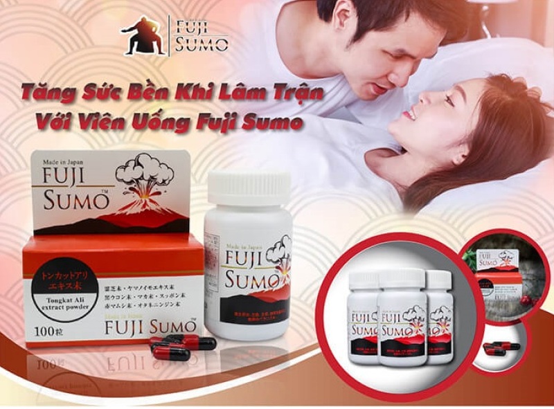 Viên Uống Tăng Cường Sinh Lý Fuji Sumo Nhật Bản (có che tên sp)