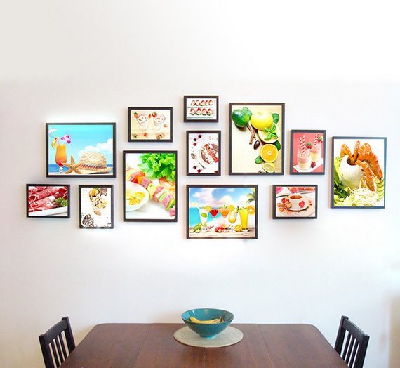 Binbin ka104 composite wall-mounted photo frame (get 1 set of pictures)