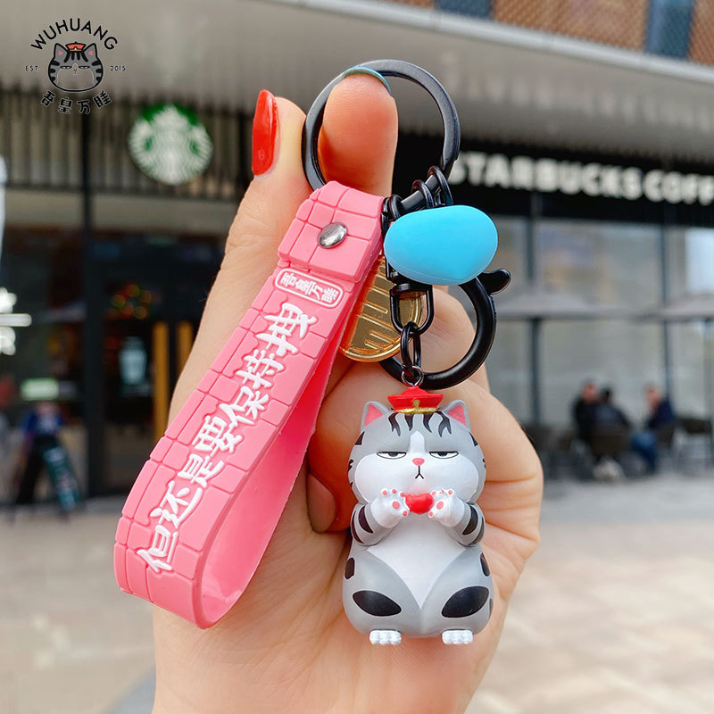 Móc khóa CAO CẤP Mèo bụng bự AMI