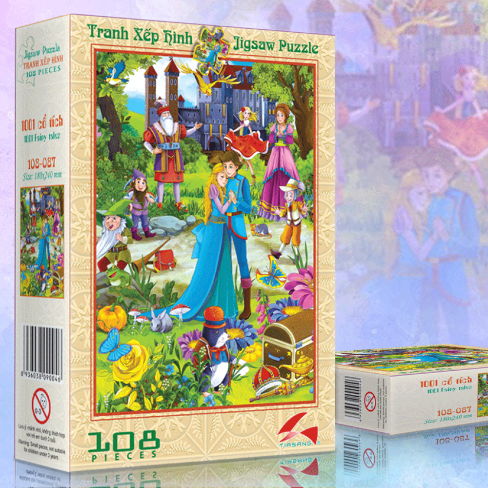 Tranh xếp hình 108 mảnh - 1001 CỔ TÍCH CỔ TÍCH
