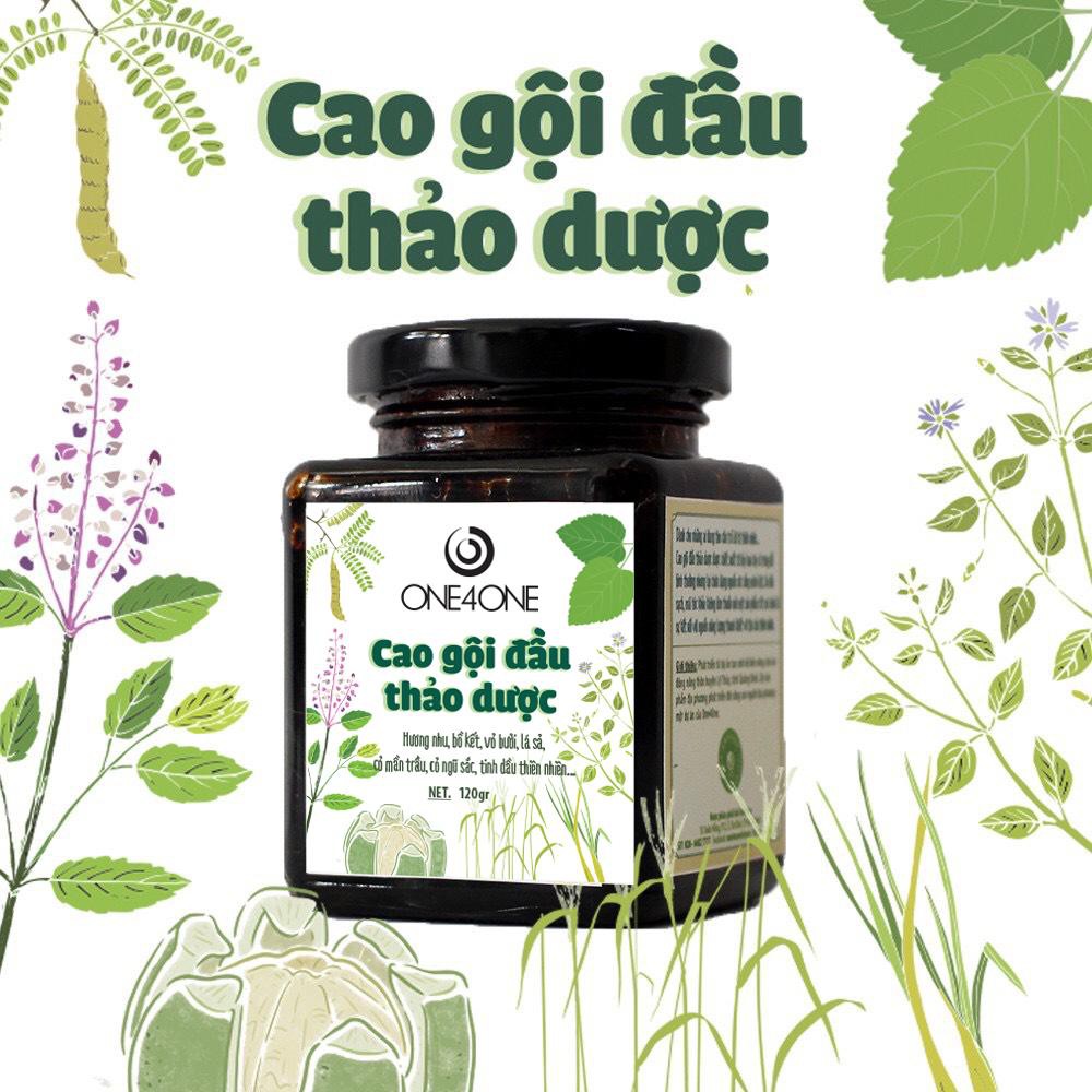 Cao gội đầu thảo dược thiên nhiên one4one - giúp tóc khỏe, ngăn rụng herbal shampoo