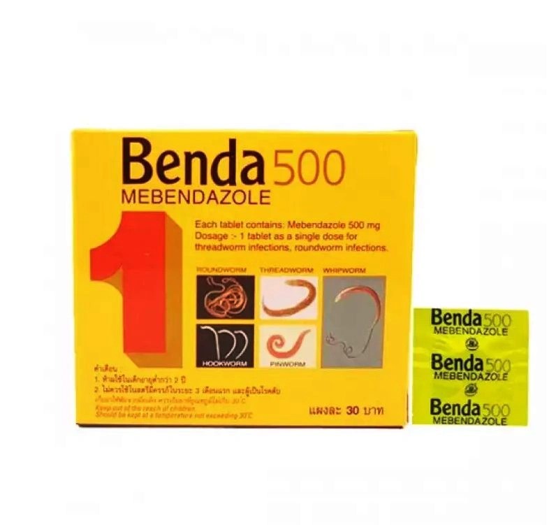 🌸🌱☘️ BENDA 500MG MEBENDAZOLE SỔ GIUN THÁI LAN 🌸🌱☘️