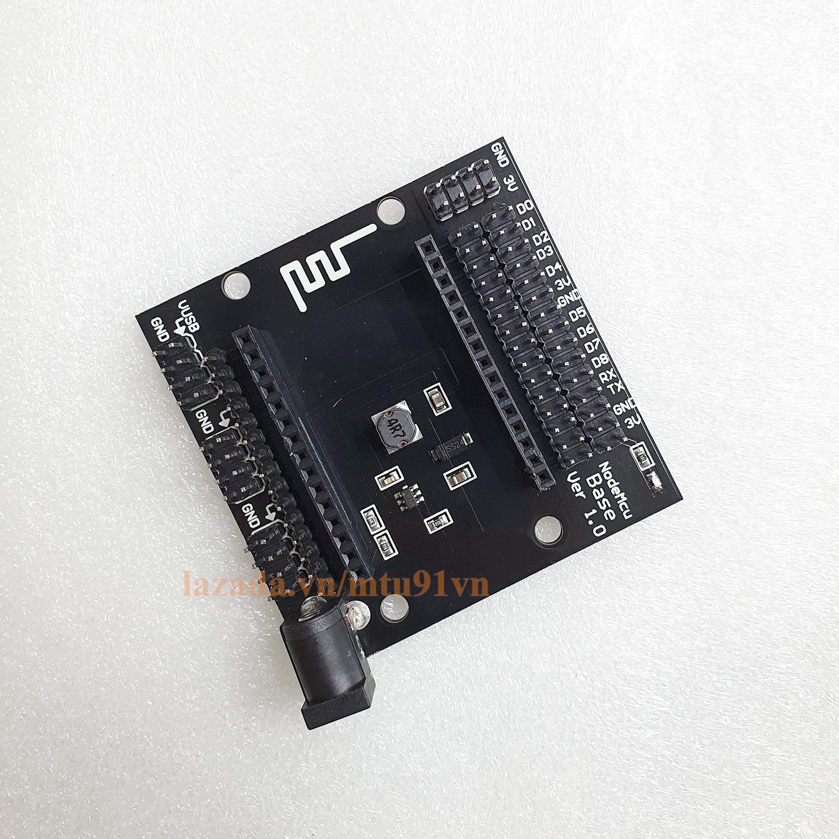Đế Ra Chân Cho Mạch Node MCU ESP8266 CH340 (Đế nguồn)