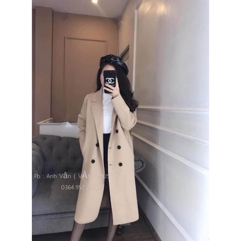 Áo khoác dạ ép nữ, Áo khoác dạ nữ dáng dài