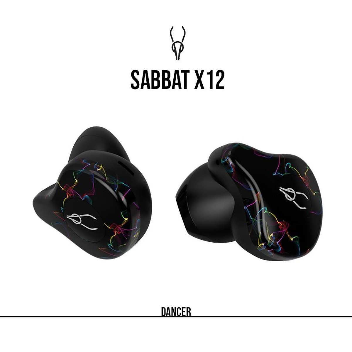 Tai Nghe Bluetooth Sabbat 12 Pro Wireless Thế Hệ Mới (Cam Đen)