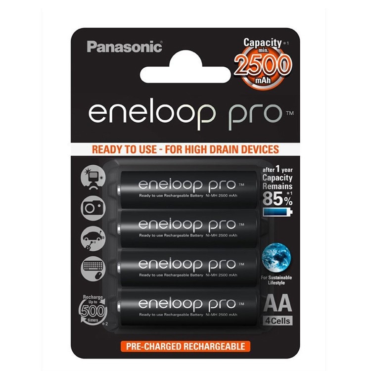 Pin sạc AA - Panasonic - Eneloop Pro 2500mah