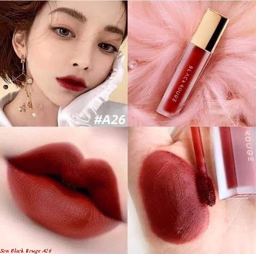 (Sẵn) Son Kem Lì Black Rouge A26