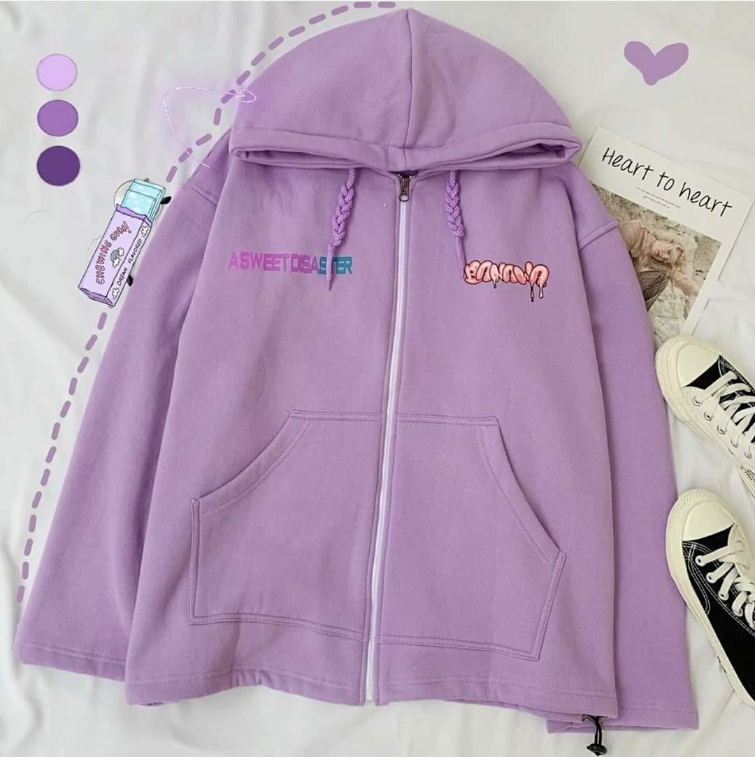 ÁO KHOÁC HOODIE CÁ TÍNH UNISEX  NỮ