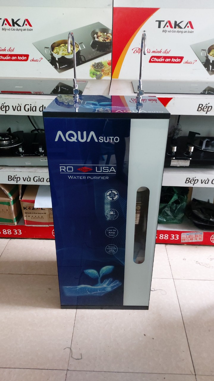 Máy Lọc Nước RO 2 Vòi 9 Cấp Lọc AQUAsuto LX350