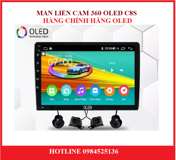 Màn hình android liền camera 360 kèm đầy đủ phụ kiện dây giắc theo màn - camera hành trình 3d toàn cảnh 360 độ kèm màn hình android 9inch 10inch ram 3g, rom 32g