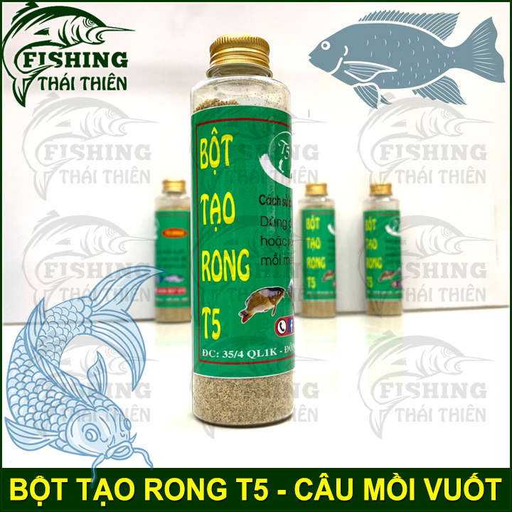 Bột tạo rong câu cá T5 dùng câu mồi vuốt