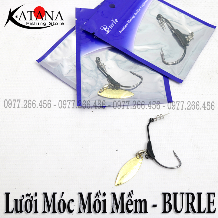 Lưỡi móc mồi mềm burle