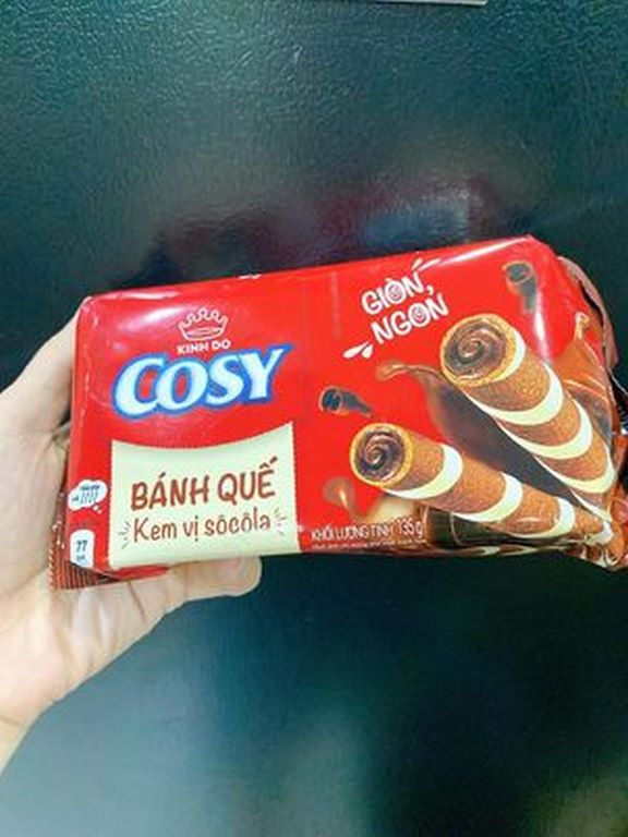 Bánh quế socola cosy 135g