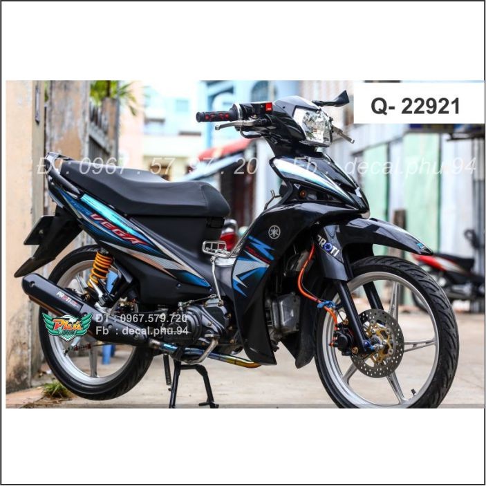 Tem rời Sirius Fi xanh đen Vega (x)|mẫu mã đa dạng|chi tiết sắc nét|nhận làm Tem rời theo yêu cầu, cam kết hàng đúng với hình mô tả