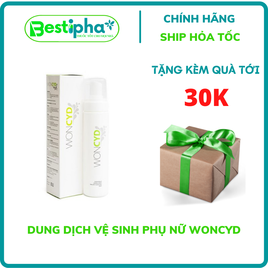 [GIÁ RẺ] Dung dịch vệ sinh phụ nữ WONCYD tạo bọt, chai 200ml