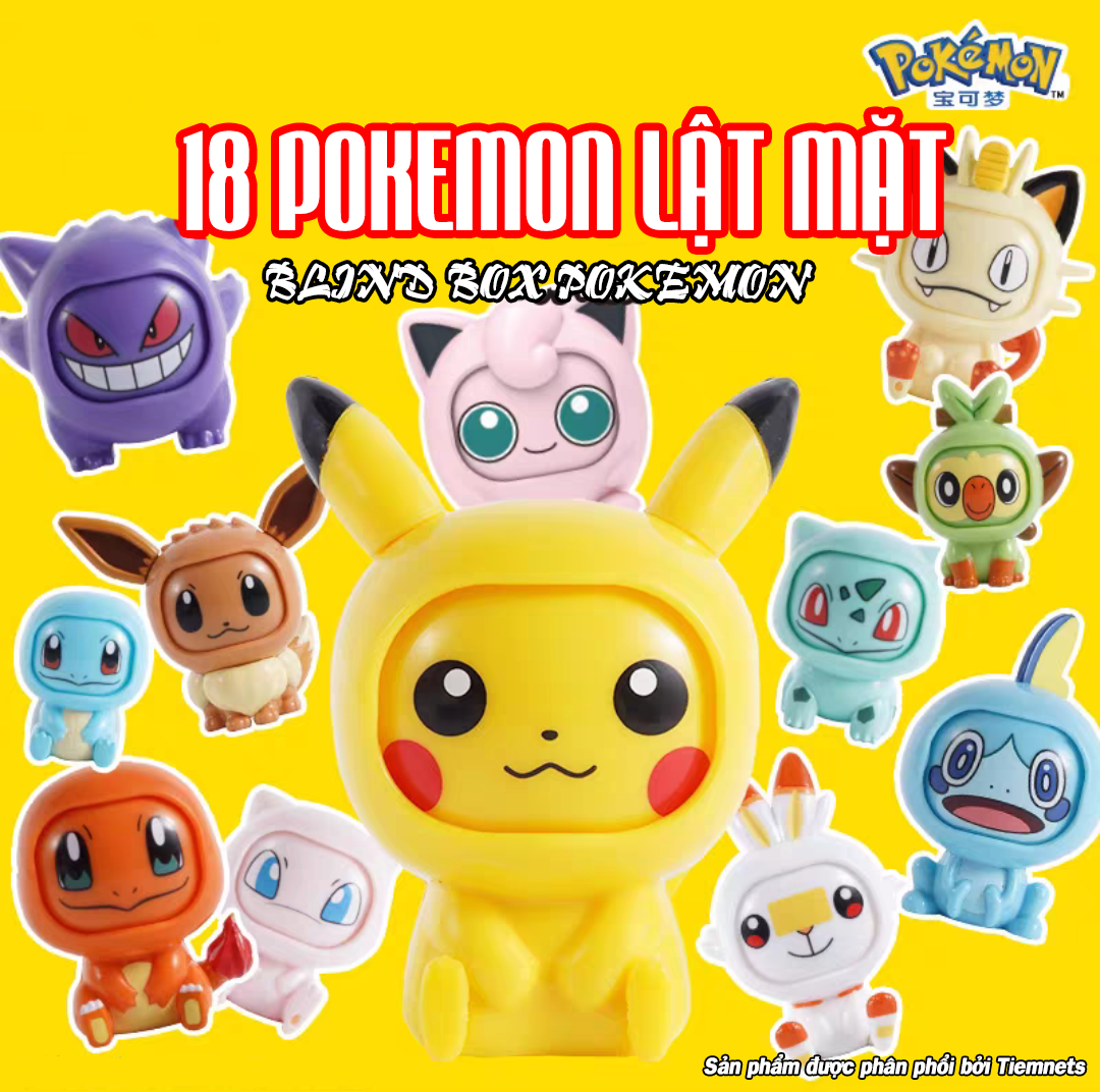 Blind box sided flip Pokemon model 3 season