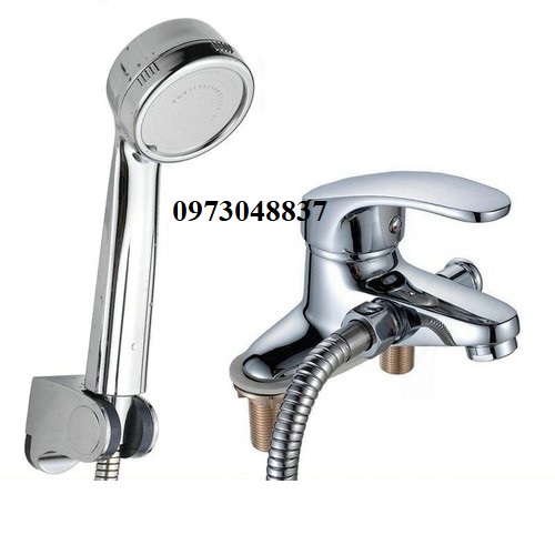 Full bộ chậu liền sen tắm nóng lạnh LI NAX kèm dây bát sen tăng áp