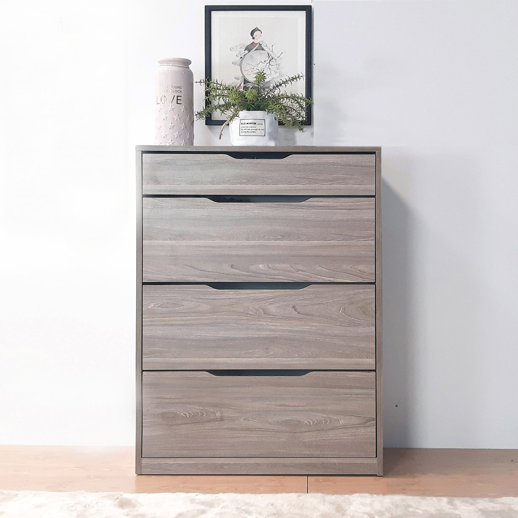 [ Freeship HCM ]TỦ GIÀY CÁNH LẬT NHIỀU NGĂN OHAHA - TG014