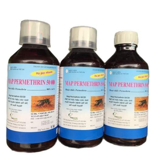 hóa chất diệt côn trùng Anh Quốc Permethrin 50EC chai 1 lít