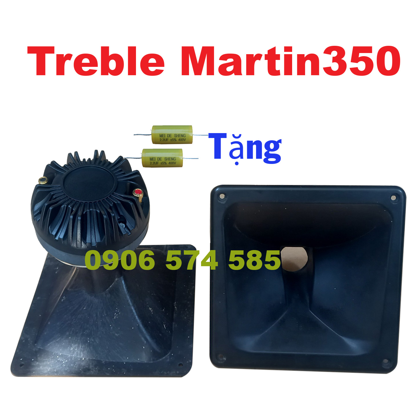 2 Củ loa treble kèn 350 Tặng họng tụ chống cháy chuyên loa kéo 4 tấc 5 tấc, loa full