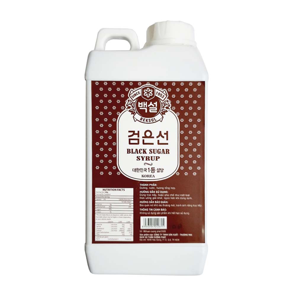 Siro đường đen Hàn Quốc TCP 1kg/2kg
