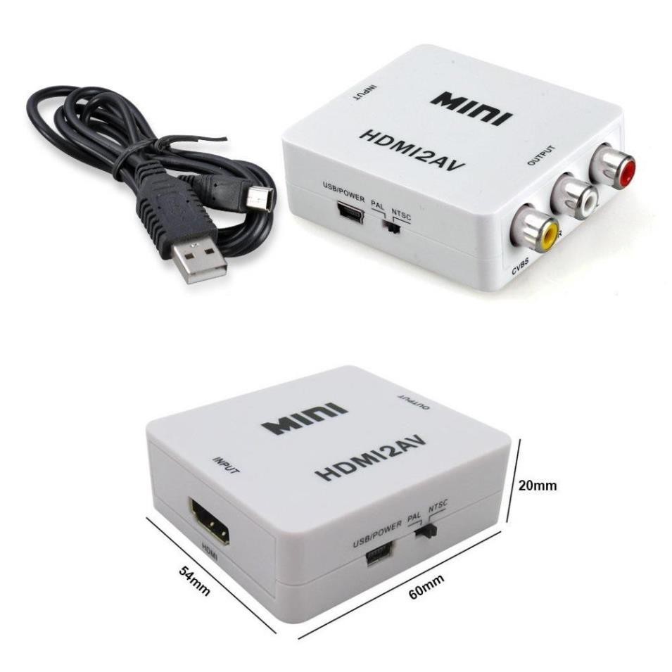 Box Chuyển mini HDMI Ra AV
