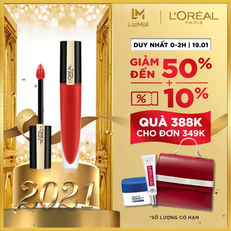 Son tint mịn lì cao cấp LOréal Paris Rouge Signature 7ml