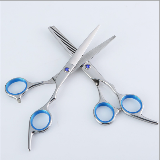 Bộ 2 Kéo cắt và tỉa tóc VS SASSON (tai xanh)