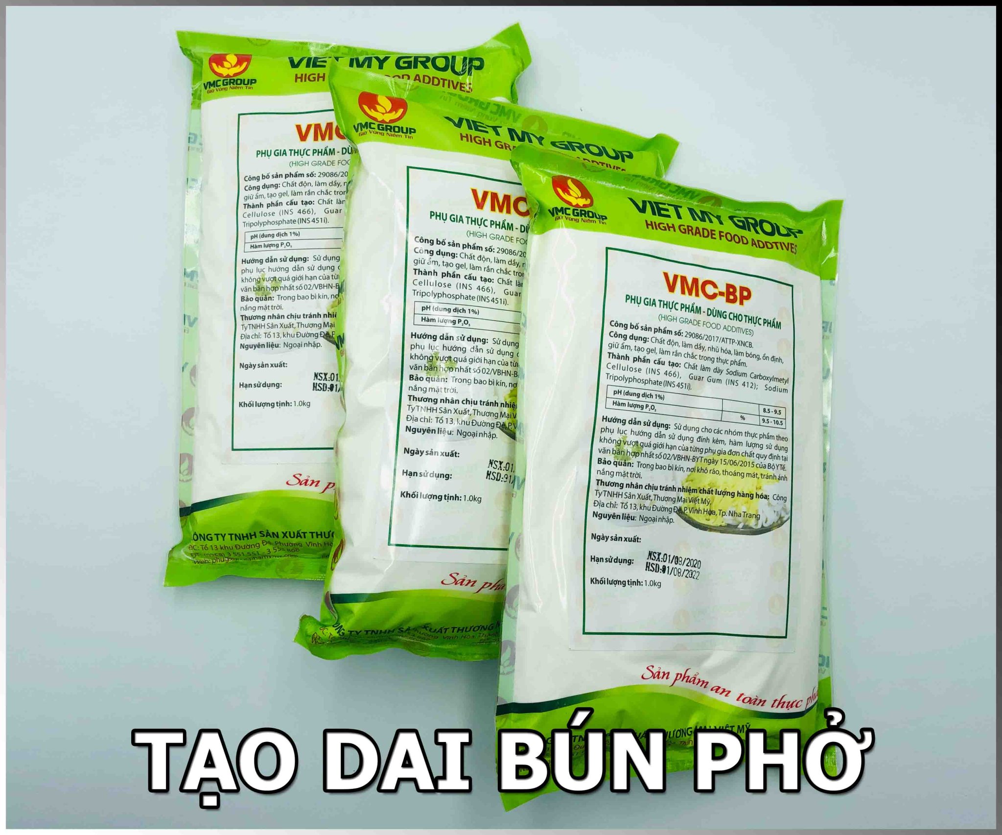 [ VMC - BP ]  - Phụ gia làm bún phở - Tạo dai cho bún mì phở