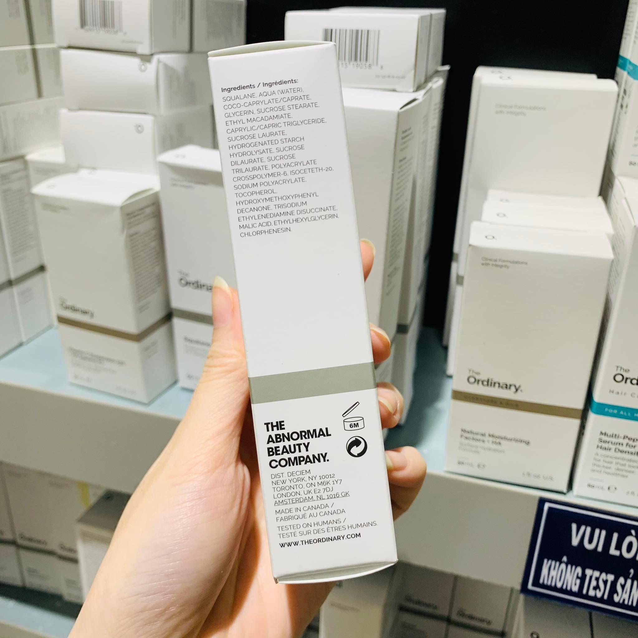 [HCM][Saigon Scent] Sữa rửa mặt The Ordinary Squalane Cleanser ( 50mL )
