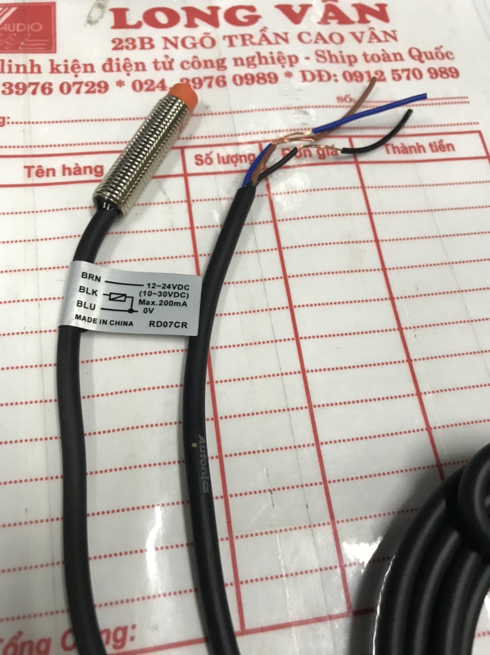 Cảm biến tiệm cận Autonics PR08-2DN/PR08-2DP 2mm 12-24VDC