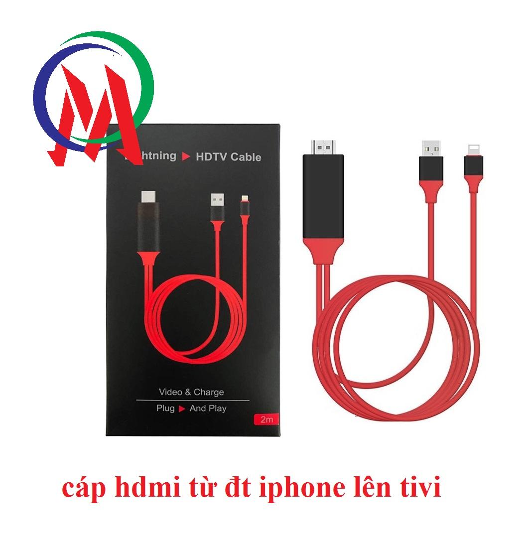 [HCM]Cáp HDMI từ ĐT Iphone lên Tivi