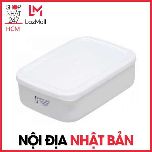 Hộp Đựng Thực Phẩm SANADA White Pack 900ml- Nội địa Nhật Bản