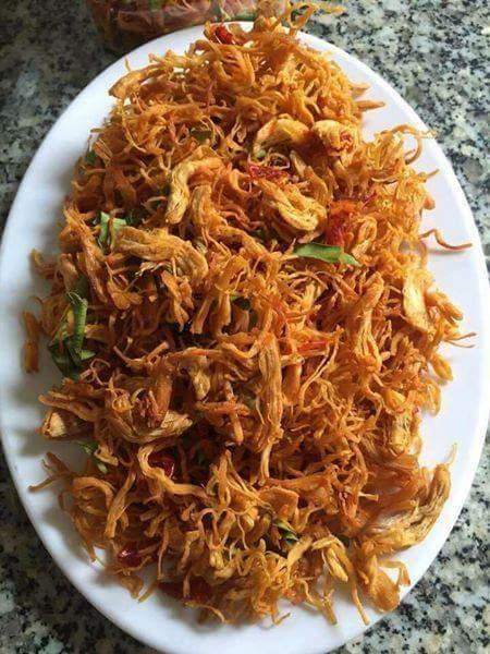 khô gà lá chanh 500gr