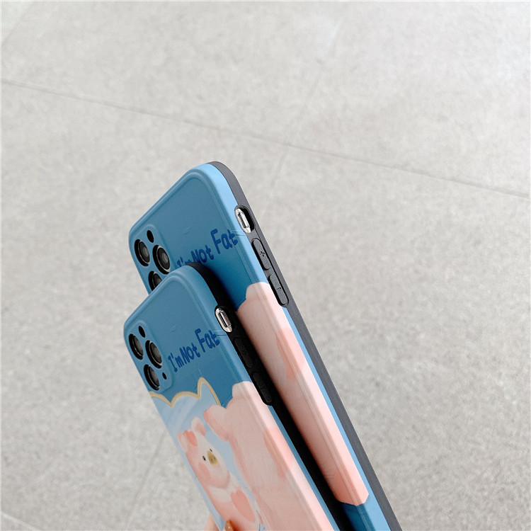 [HCM]Ốp iPhone Im Not Fat iPhone 7Plus/8Plus/X/Xs Max/11/11 Pro Max/12/12 Pro/12 Pro Max - ốp iphone
