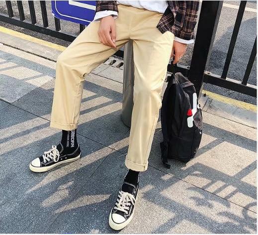 [HCM]Quần kaki nam nữ basic cực chất
